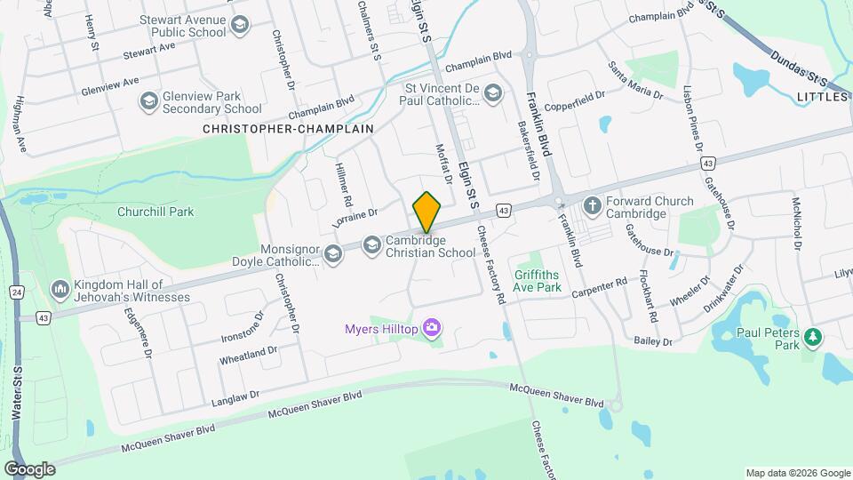 Greenbrier Place Map and Location Details