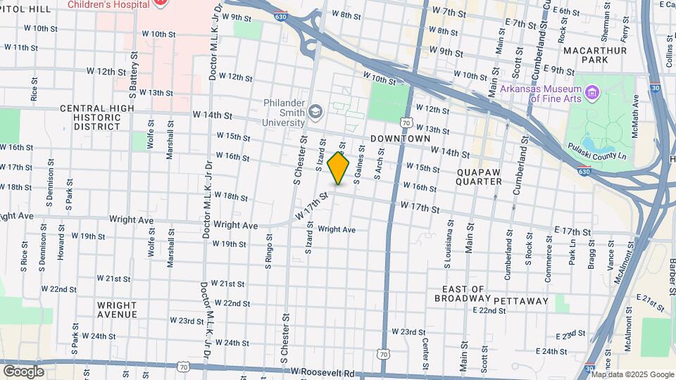 1621 S State St Map and Location Details