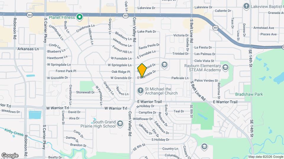 317 E Grenoble Dr Map and Location Details