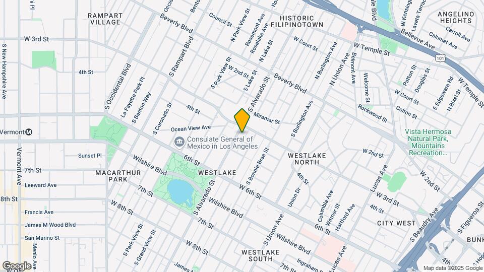 320 S Alvarado St Mapa y Detalles de la Ubicación