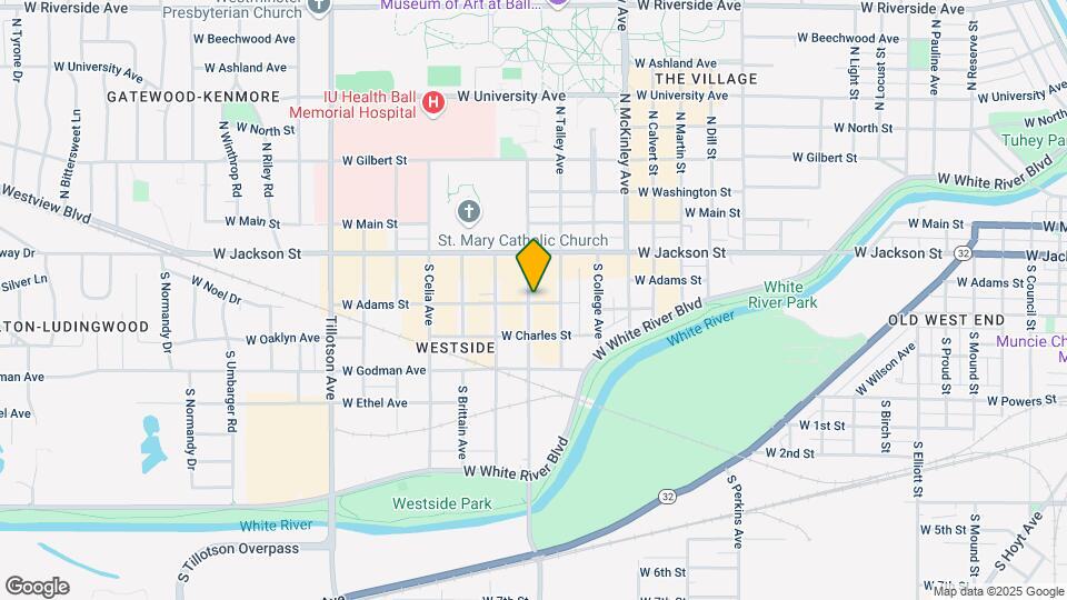 312 S Nichols Ave Map and Location Details