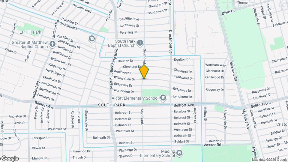 5902 Willow Glen Dr Map and Location Details