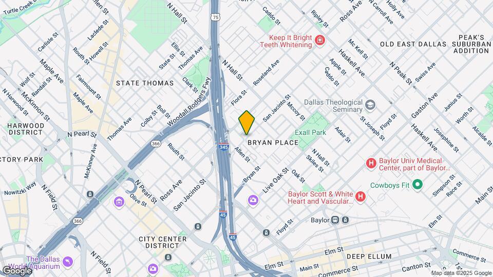 3105 San Jacinto St Map and Location Details