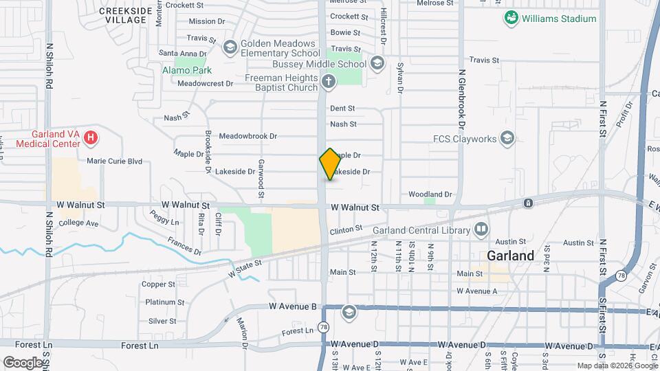 1321 Lakewood Dr Map and Location Details