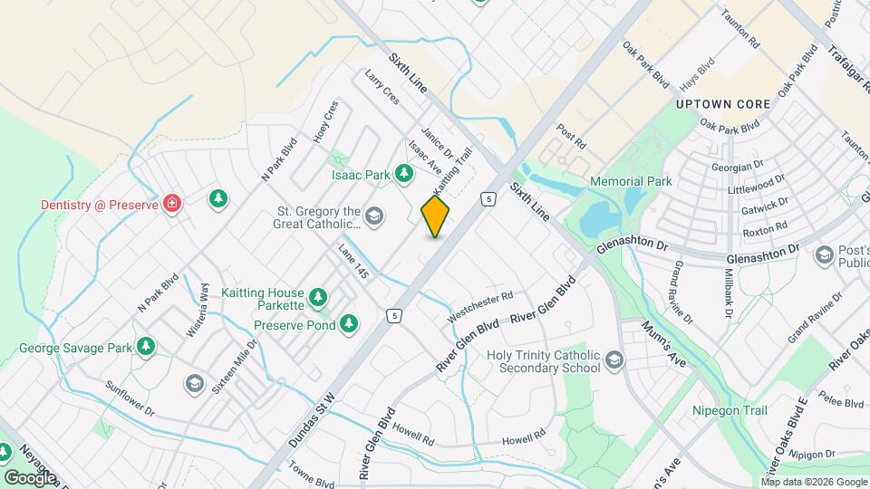 The Butler Condominiums Map and Location Details