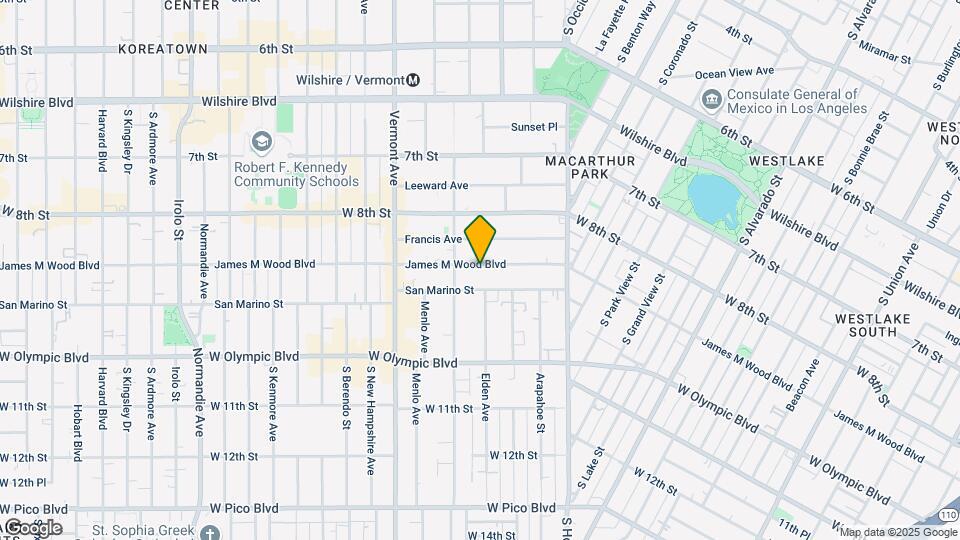2746 James M Wood Blvd Mapa y Detalles de la Ubicación