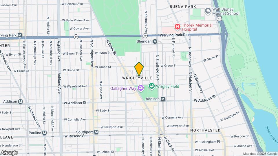 3723 N Clifton Ave, Unit J08P Map and Location Details