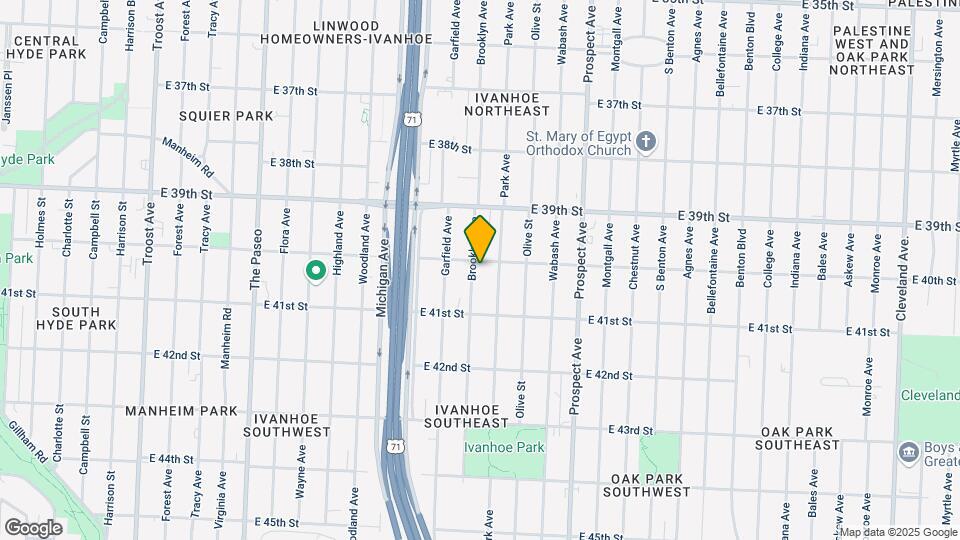 4007 Brooklyn Ave Map and Location Details