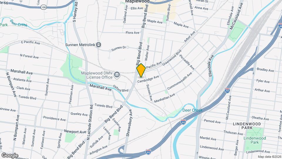 3717 Cambridge Ave Map and Location Details