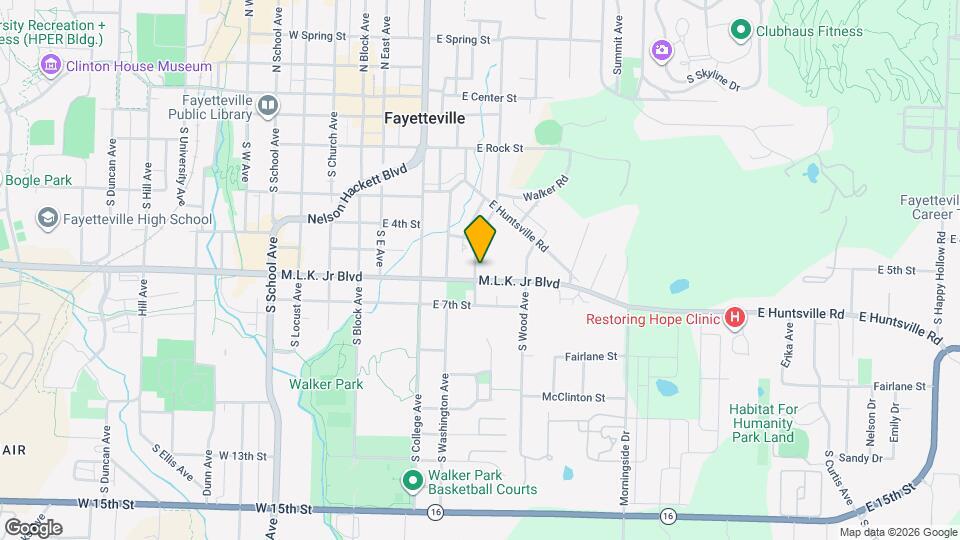 588 S Willow Ave Map and Location Details