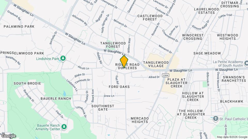 2518 Allred Dr Map and Location Details