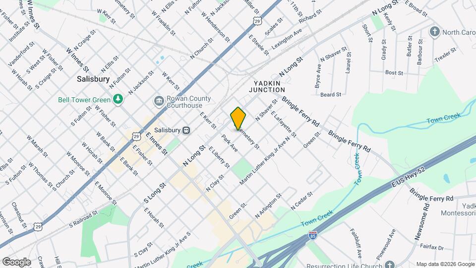 420 S Shaver St Map and Location Details