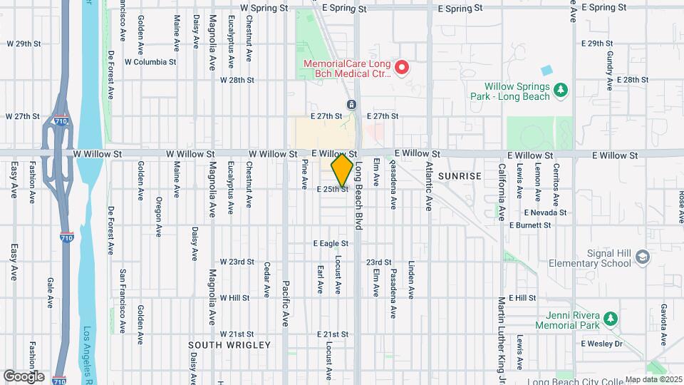 260 E 25th St Map and Location Details