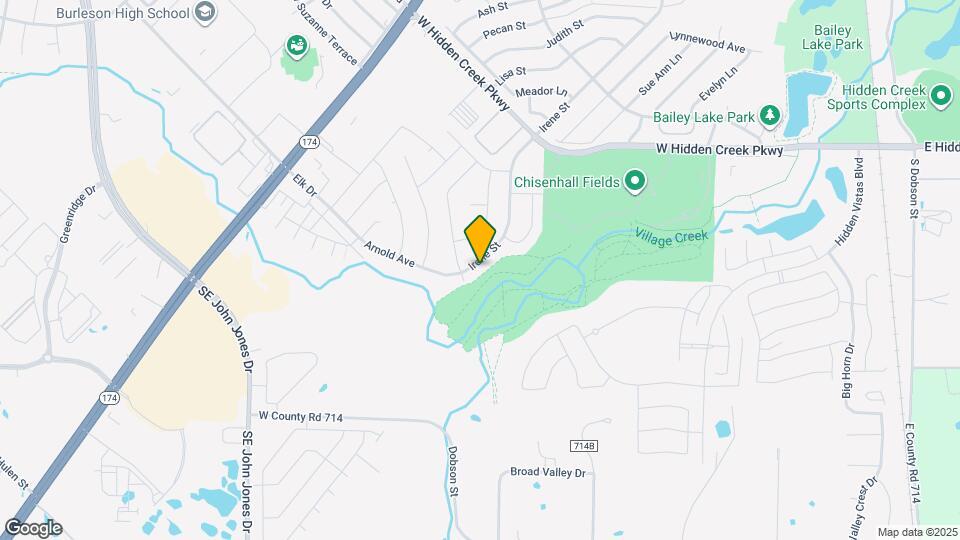 1061 Irene St Map and Location Details