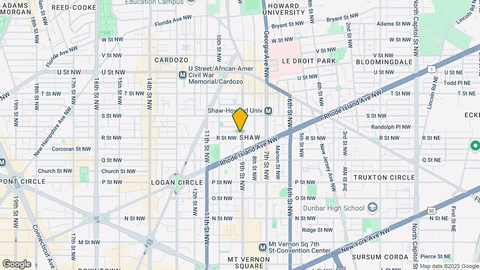 901 R St Nw Map and Location Details