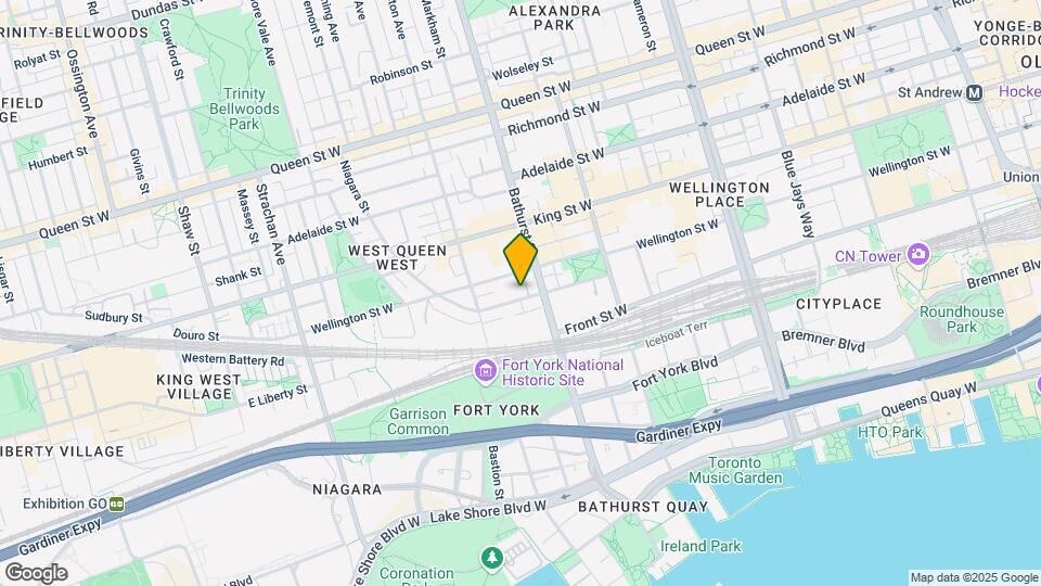 60-64 Niagara St Map and Location Details