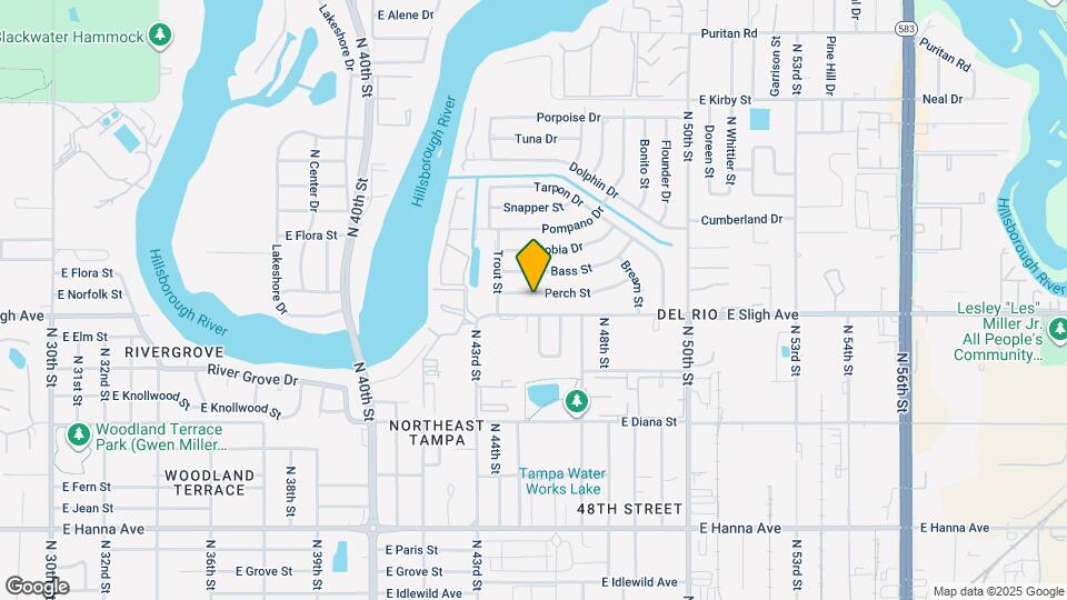 4411 Perch St Map and Location Details