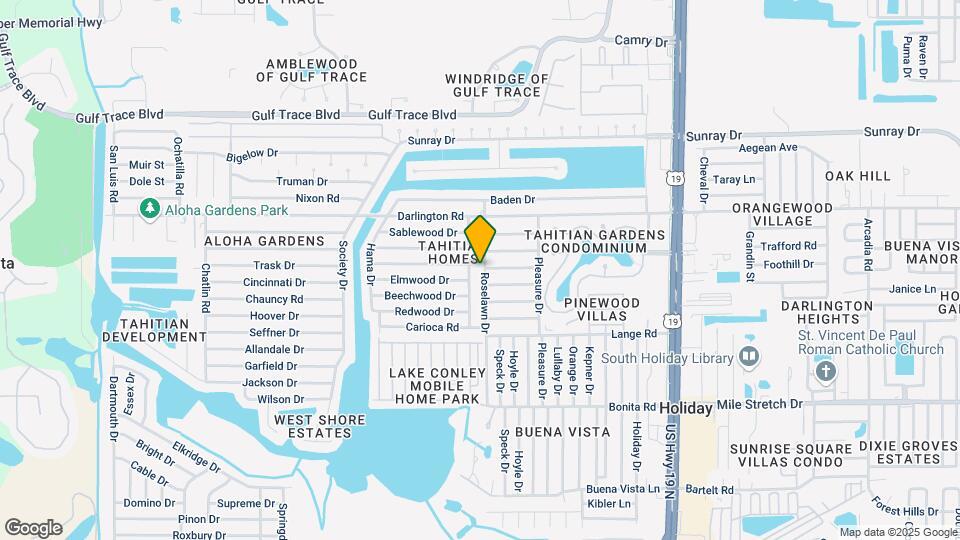2333 Roselawn Dr Mapa y Detalles de la Ubicación