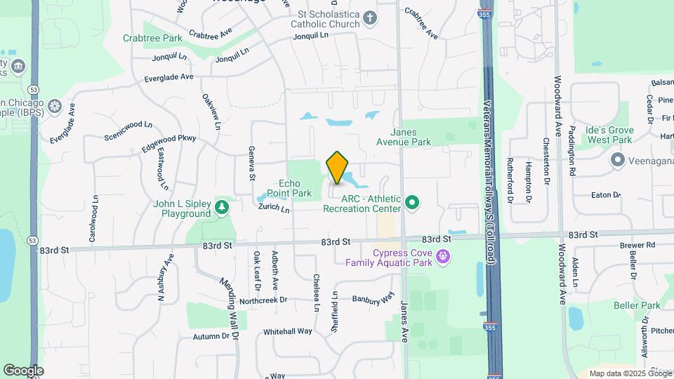 2528 Waterbury Dr Mapa y Detalles de la Ubicación