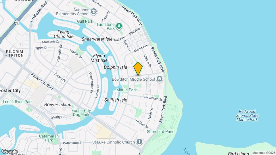 1344 Tarpon St Mapa y Detalles de la Ubicación