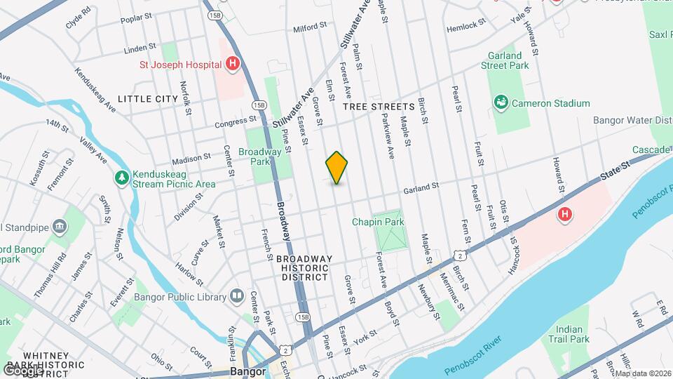 147 Grove St, Unit Apartment 1 Map and Location Details