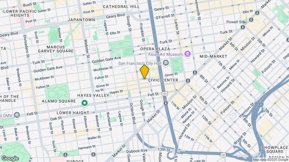 351 Grove St Mapa y Detalles de la Ubicación