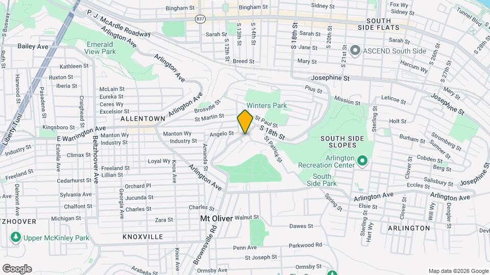 2531 S 18th St Map and Location Details