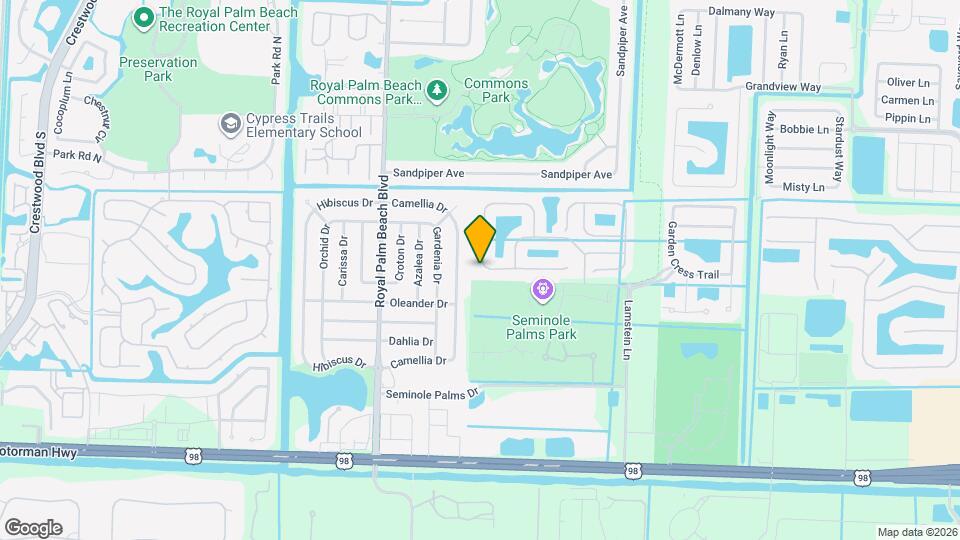 180 Seminole Lakes Dr Mapa y Detalles de la Ubicación