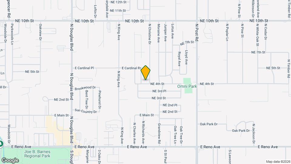 9607 NE 4th St Map and Location Details