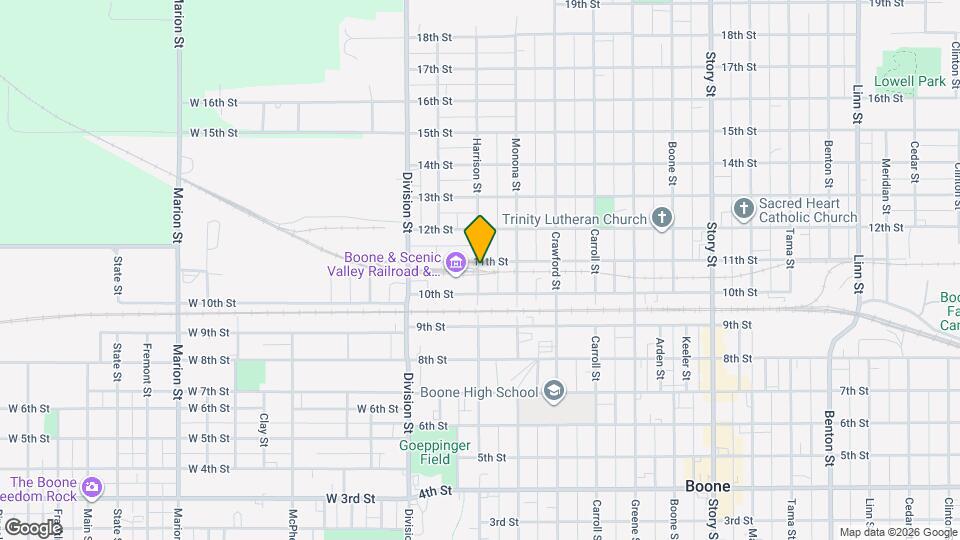 302 11th St, Unit Apt 1 Map and Location Details