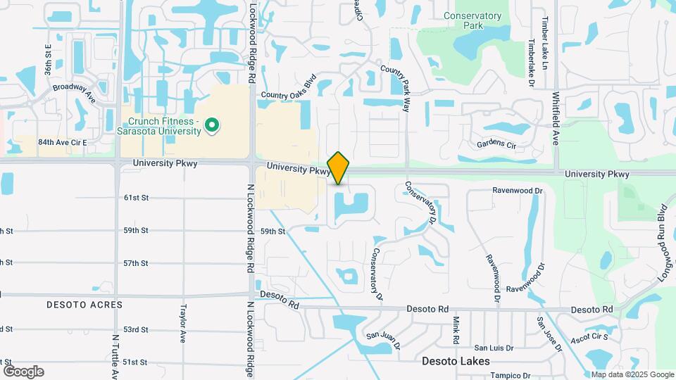 3420 Parkridge Cir Map and Location Details