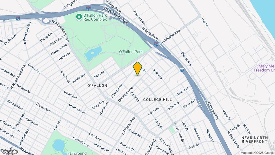 2003 College Ave Map and Location Details
