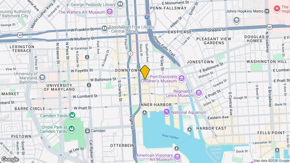 210 E Redwood St Map and Location Details