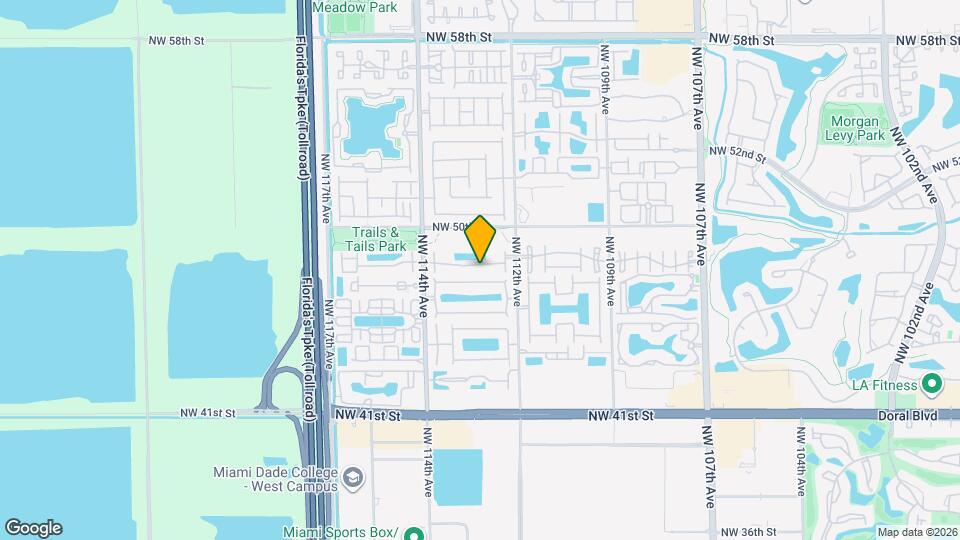 11270 NW 48th Terrace Map and Location Details