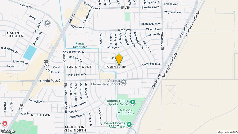 5405 Raymond Telles Dr Map and Location Details