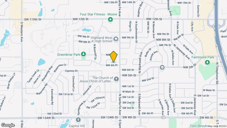 1117 NW 6th Pl Map and Location Details