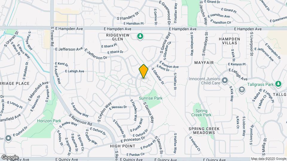 3815 S Genoa Cir Map and Location Details