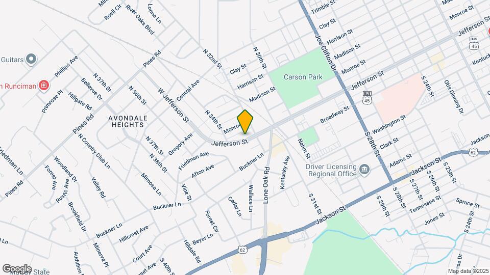 3225 Jefferson St Map and Location Details