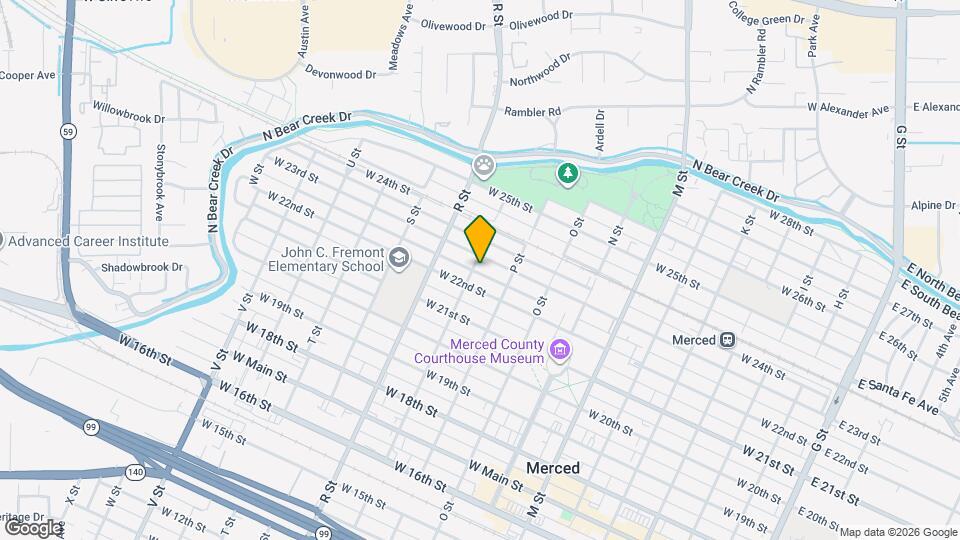 2230 Q St Mapa y Detalles de la Ubicación