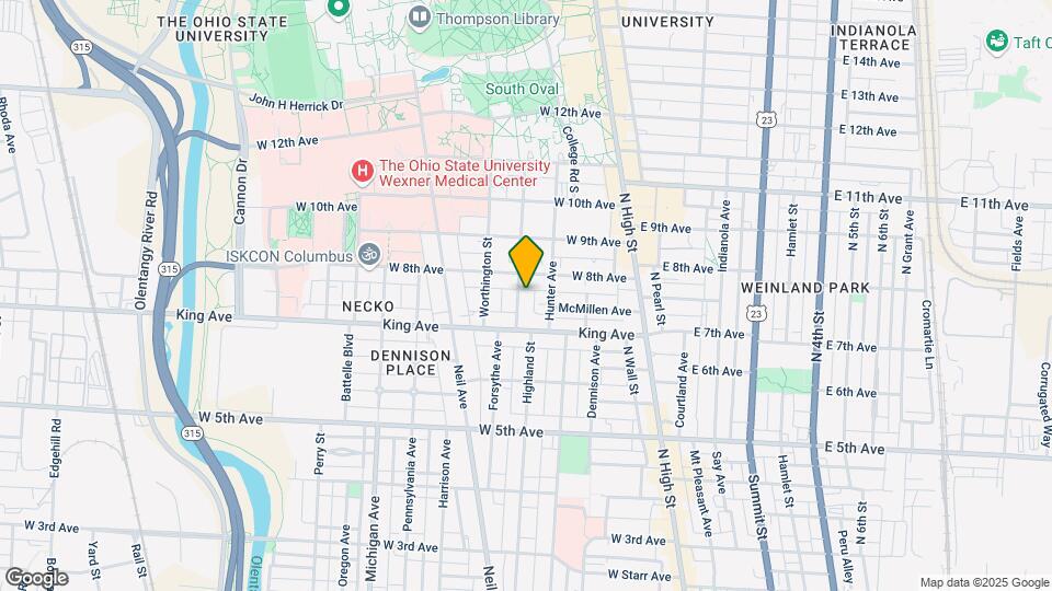 1454 Highland St Mapa y Detalles de la Ubicación
