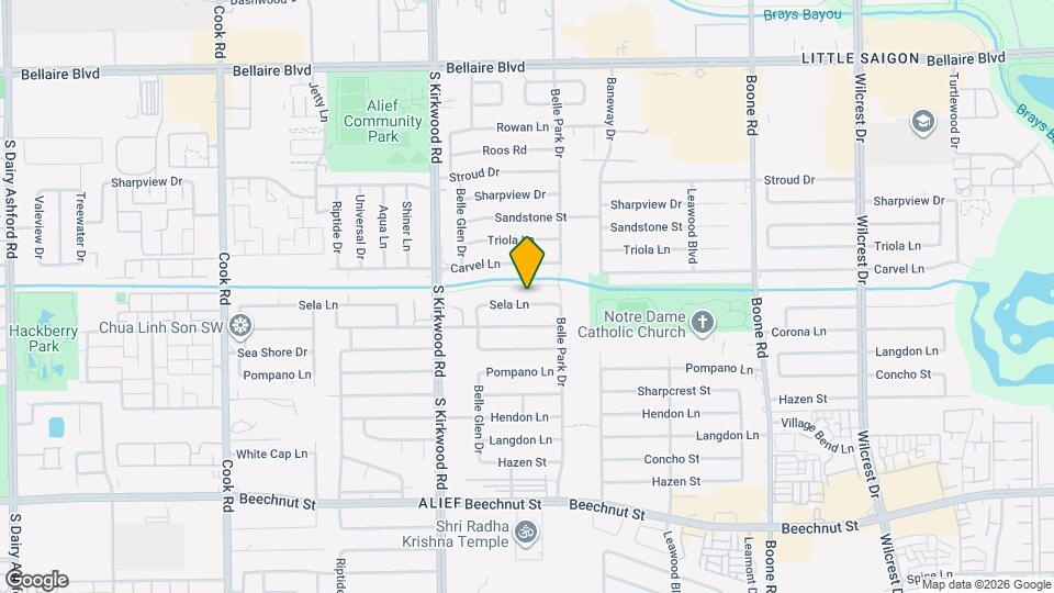 11622 Sela Ln Mapa y Detalles de la Ubicación