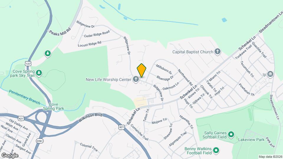 753 Ridgeview Dr Map and Location Details