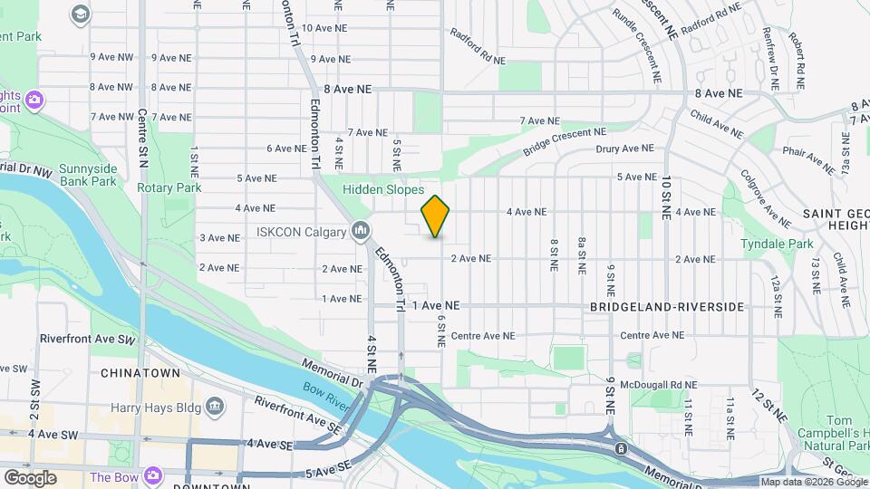 411-416 6 St NE Map and Location Details