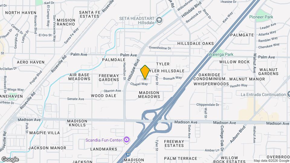 4409 Chapel Way Map and Location Details