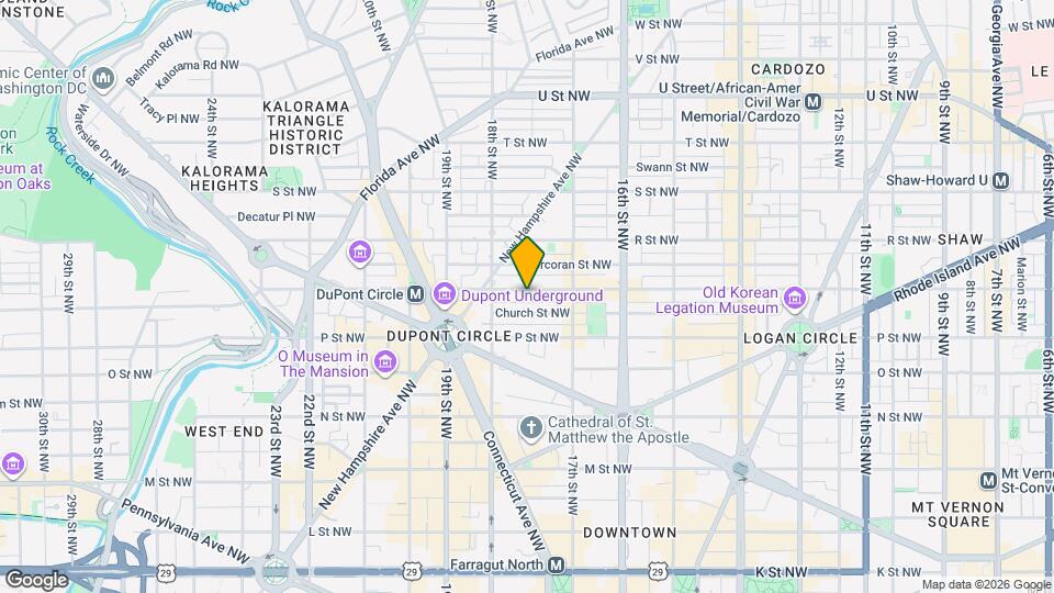 1742 Q St NW Map and Location Details