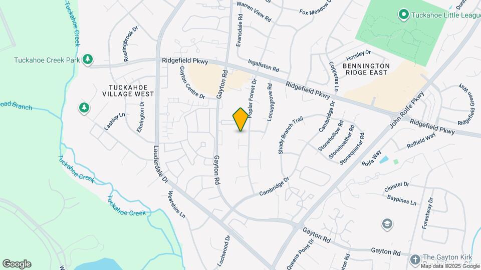 1706 Taft Pl Map and Location Details