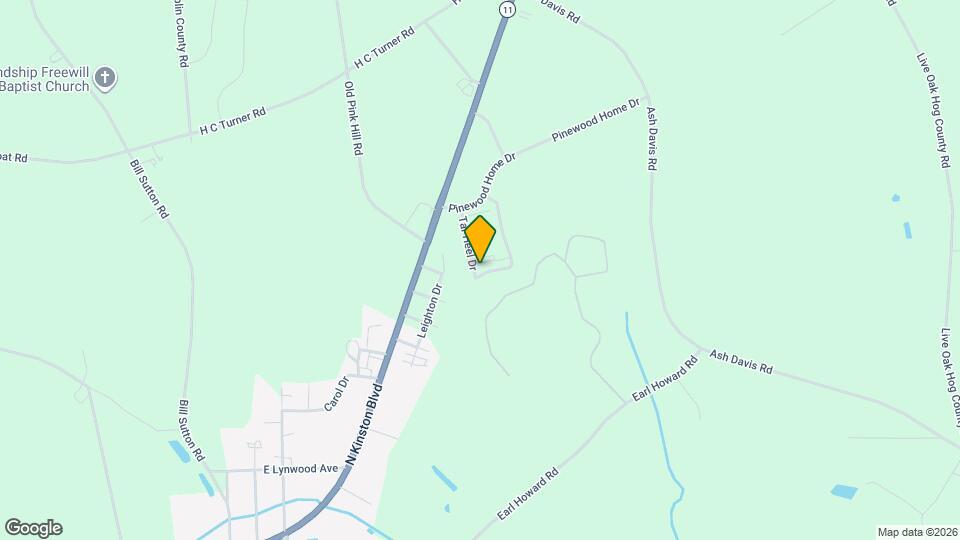 2736 Hatteras Dr Map and Location Details