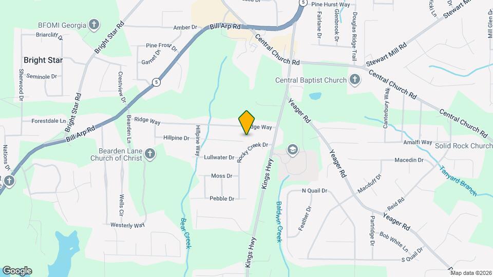 6096 Hillpine Dr Map and Location Details