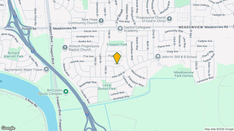 1963 Bonavista Way Mapa y Detalles de la Ubicación