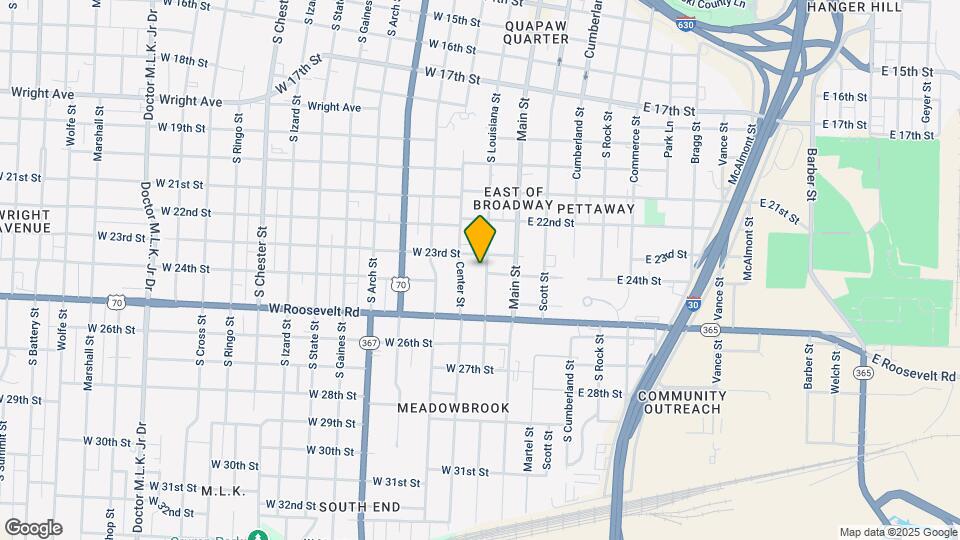 2320 S Louisiana St Map and Location Details